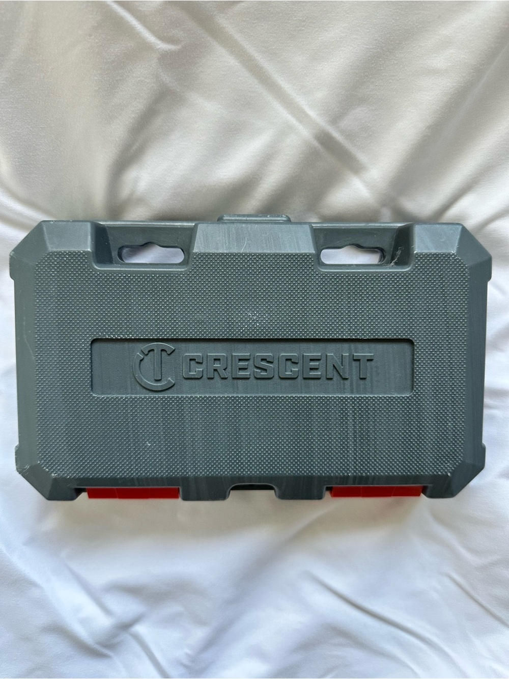 Crescent Gray Tool Socket Set with Red Latches